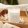 16th Wax Anniversary Gift Personalised Frosted Candle, thumbnail 1 of 9