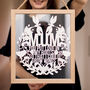 Mother's Day 'Mum' Paper Cut, thumbnail 1 of 4