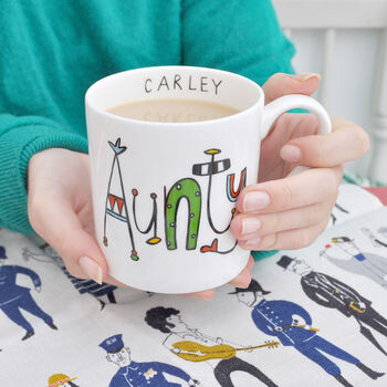 Personalised Aunty Or Auntie Bone China Mug, 5 of 8