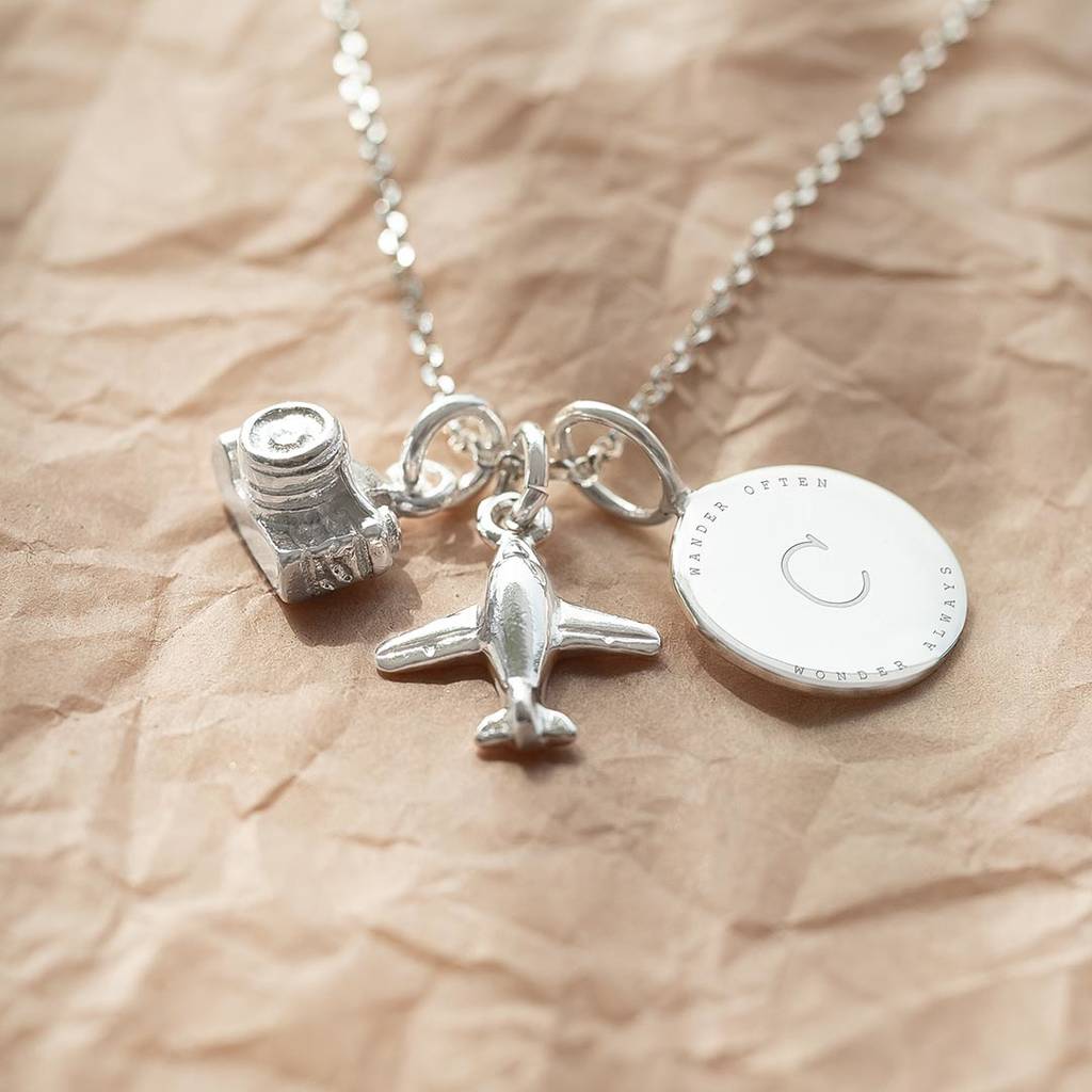 Personalised Sterling Silver Adventure Necklace By Bloom Boutique ...