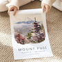 Japan Travel Print For Mount Fuji, thumbnail 4 of 7