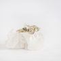 Nevis Ring // Aquamarine And Gold Stacking Ring, thumbnail 5 of 6