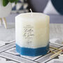 Recycled Wax Octagon Engagement Scented Candle, thumbnail 3 of 5