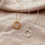 Sterling Silver Russian Ring Necklace, thumbnail 2 of 8