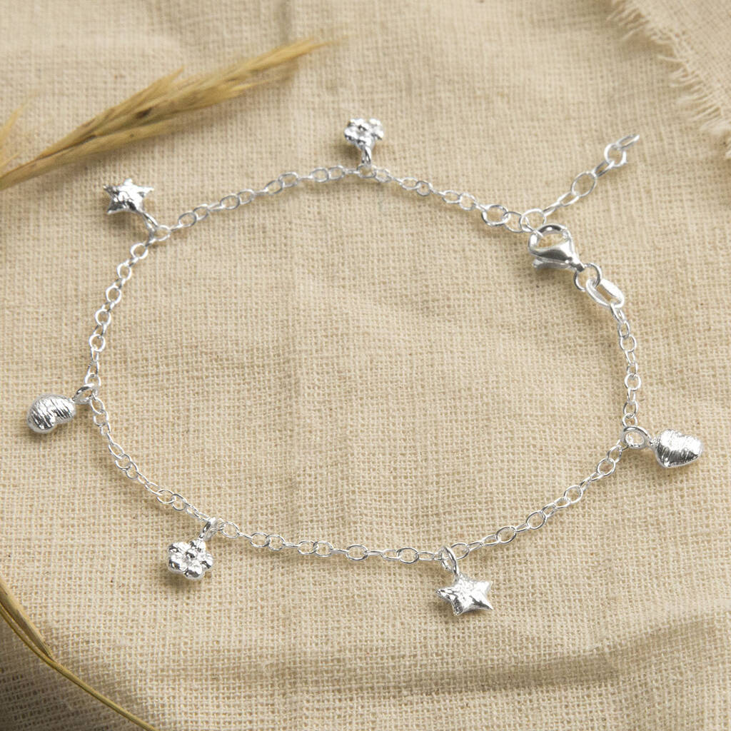 Sterling Silver Beach Lover Bracelet, 1 of 4