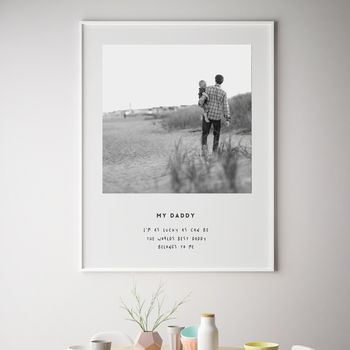 Being Daddy Personalised Fathers Day Print, 9 of 12