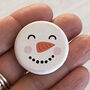 Let It Snow Fun Snowman Christmas Badge Set, thumbnail 2 of 5