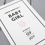 New Baby Girl Card, thumbnail 3 of 4