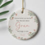 World's Best Nanny, Personalised Grandma's Mother's Day Ceramic Keepsake, thumbnail 5 of 5