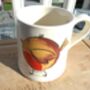 Tankard Mug In Cheeky Christmas Robin Redbreast Design, thumbnail 2 of 10