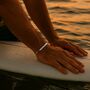 Men's Minimalist Polished Titanium Cuff Bangle, thumbnail 6 of 10