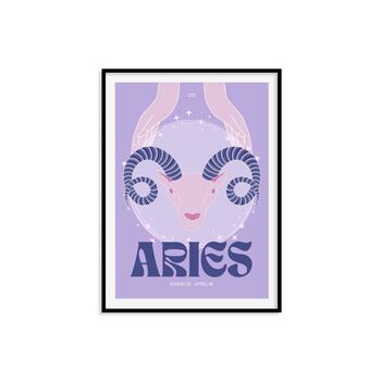 Aries Zodiac Print, 5 of 11