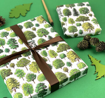 Trees Of Britain Wrapping Paper Set, 3 of 10