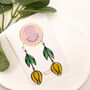 Yellow Flower Statement Drop Earrings For Her, thumbnail 2 of 11