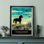 Scenic Horse Lovers Gift. Pony Limited Edition Print, thumbnail 3 of 8