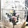 Bobo Balloon With Rose/Eucalyptus Floral Arrangement, thumbnail 2 of 8