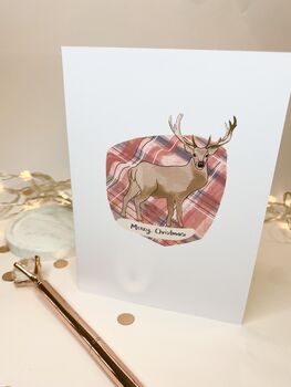 Oh Deer Christmas Cards Pack Of Five, 3 of 4