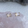 Rock Crystal Marquise Stud Earrings, thumbnail 4 of 6