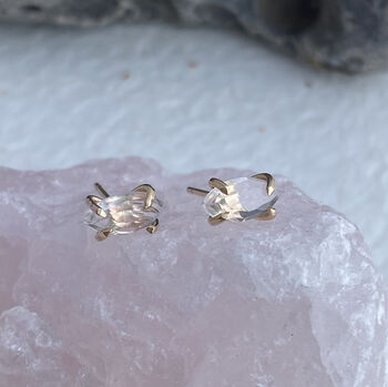 Rock Crystal Marquise Stud Earrings, 4 of 6