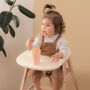 Beechwood Adjustable High Chair And Green Check Cover, thumbnail 5 of 8