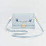 Blue Bird Embroidered Foldover Bag, thumbnail 2 of 9