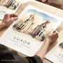 Luxor Egypt Travel Print, thumbnail 1 of 7