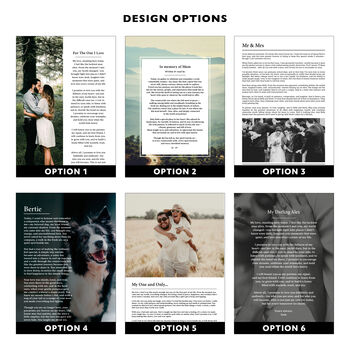 Use Your Own Photo And Words Custom Made Art Print, 2 of 11