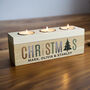Personalised Christmas Tree Triple Tea Light Box, thumbnail 2 of 4