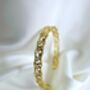 16 K Gold Floral Cut Out Adjustable Cuff Bracelet Hollow Vine Design Elegant Gold Plated Filigree Bracelet Gift For Her, thumbnail 7 of 9