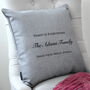 Personalised 'Family Is Everything' Cushion, thumbnail 1 of 4