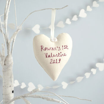 Personalised Mini Hanging Heart Birthday Gift For Her, 11 of 12