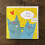 Big Hugs Cats Card, thumbnail 4 of 5