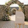 Modern Arch Welcome To Our Wedding Acrylic 3D Sign, thumbnail 1 of 9