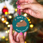Personalised First Christmas Woodland Animal Bauble, thumbnail 3 of 6