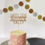 Personalised 70th Birthday Cake Topper, thumbnail 2 of 4