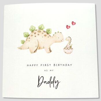 1st Birthday Card As My Daddy, 4 of 4