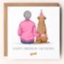 Personalised Dog Birthday Card Lady, thumbnail 1 of 7