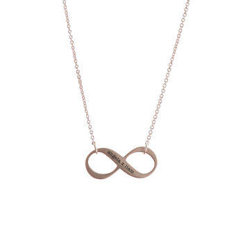 Personalised Infinity Twist Necklace, 7 of 10