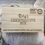 Personalised Laser Engraved Christmas Eve Box, thumbnail 1 of 5