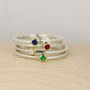 Birthstone Stacking Rings, thumbnail 7 of 7