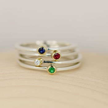 Birthstone Stacking Rings, 7 of 7