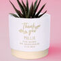 Personalised Bridesmaids Indoor Plant Pot, thumbnail 1 of 6
