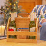 Personalised Christmas Wooden Caddy, thumbnail 1 of 5