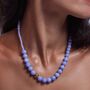 Float Necklace Blue Lace Agate, thumbnail 1 of 2
