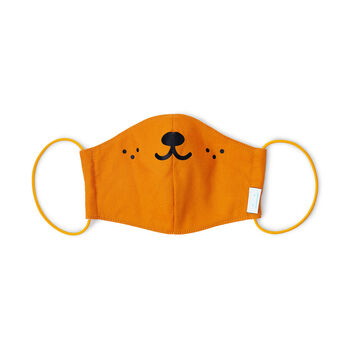 Orange Animal Inspired Adult Face Mask, 3 of 4