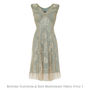 Bespoke Bridesmaid Dresses In Platinum And Powder Lace, thumbnail 3 of 10