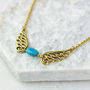Angel Wing Birthstone Necklace, thumbnail 5 of 7