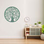 Mystery Tree Of Life Round Wooden Wall Elegance, thumbnail 1 of 12