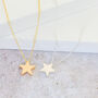 Gold Vermeil Star Necklace, thumbnail 4 of 7