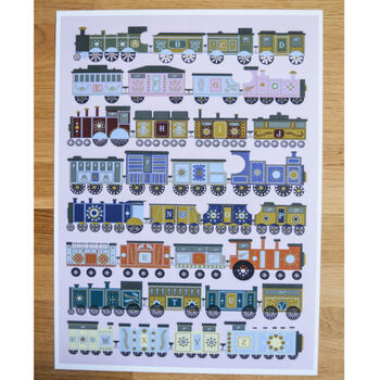 The Alphabet Train Art Print, 3 of 3